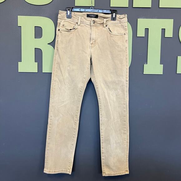 Liverpool Khaki Straight Leg Jeans Size 32 - Picture 5 of 6